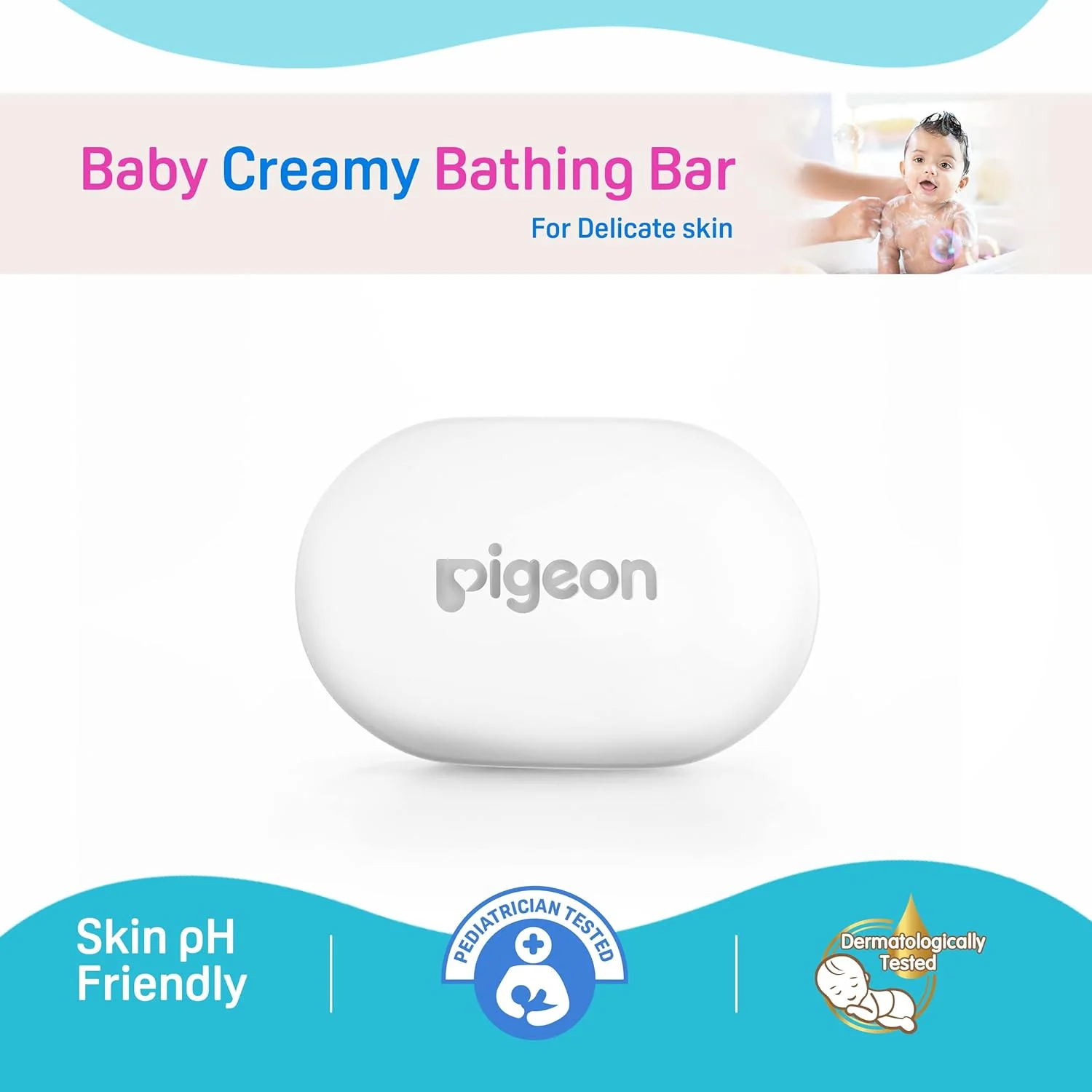BABY CREAMY BATHING BAR 75 GMS - Image 3
