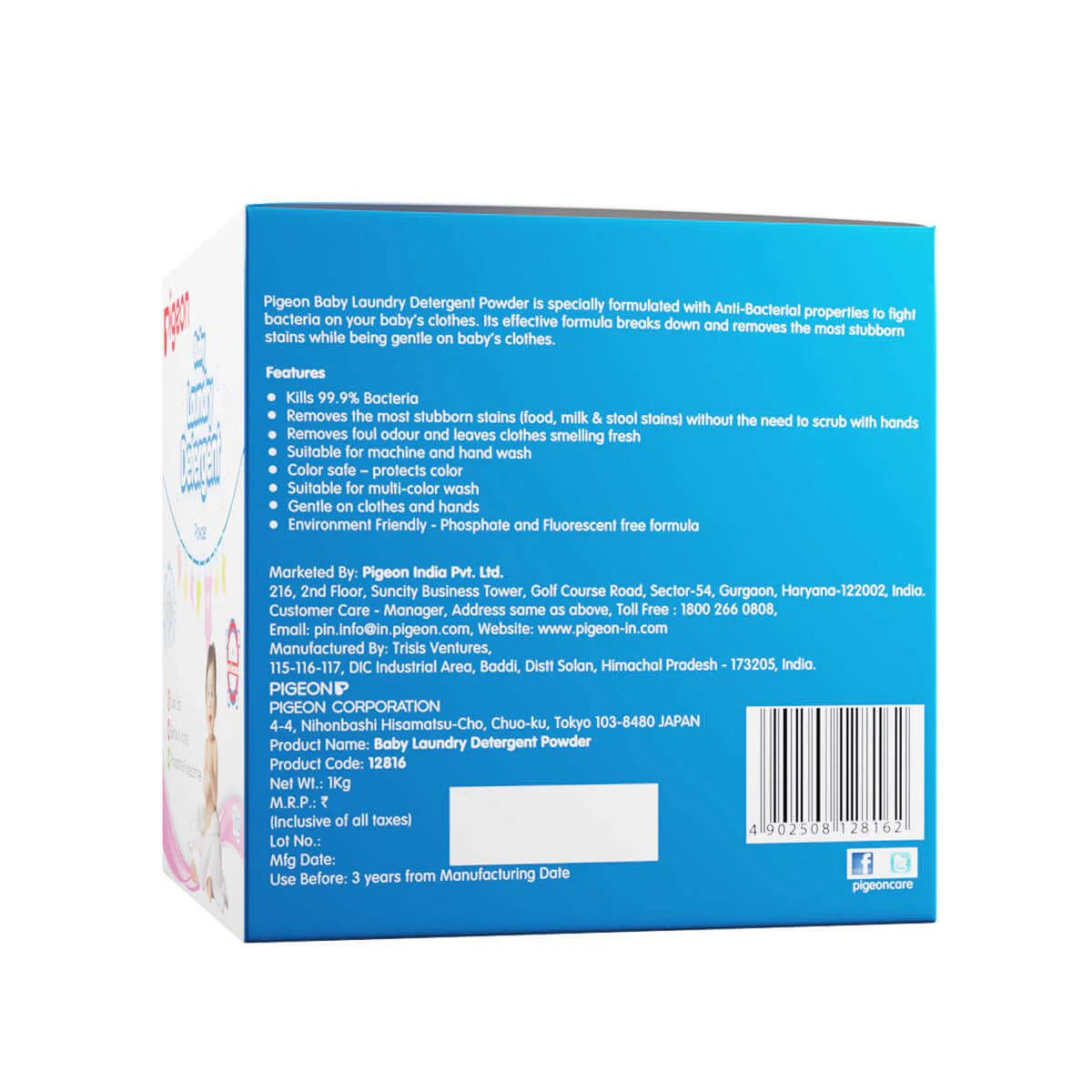 Baby Laundry Detergent Powder 1kg - Image 3