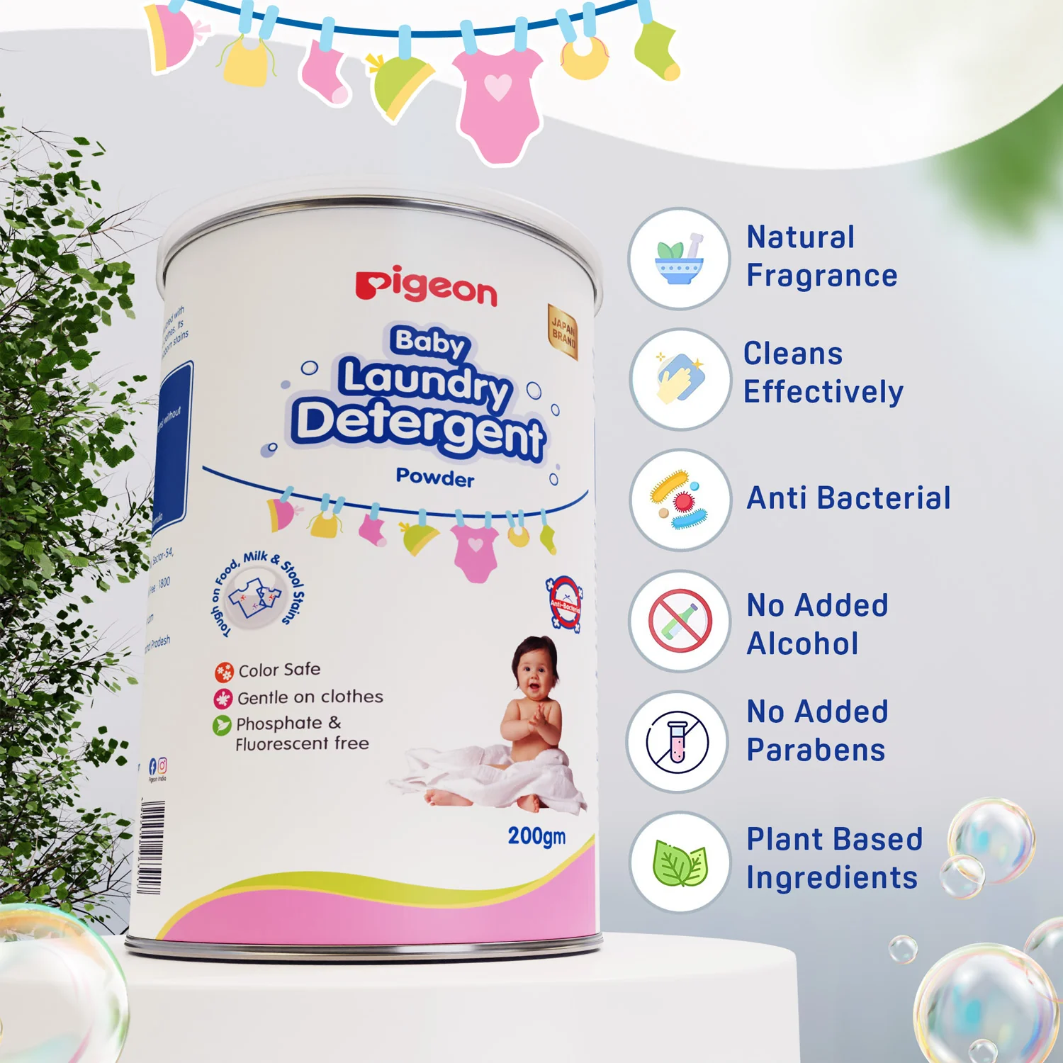 Baby Laundry Detergent Powder 200gm - Image 4