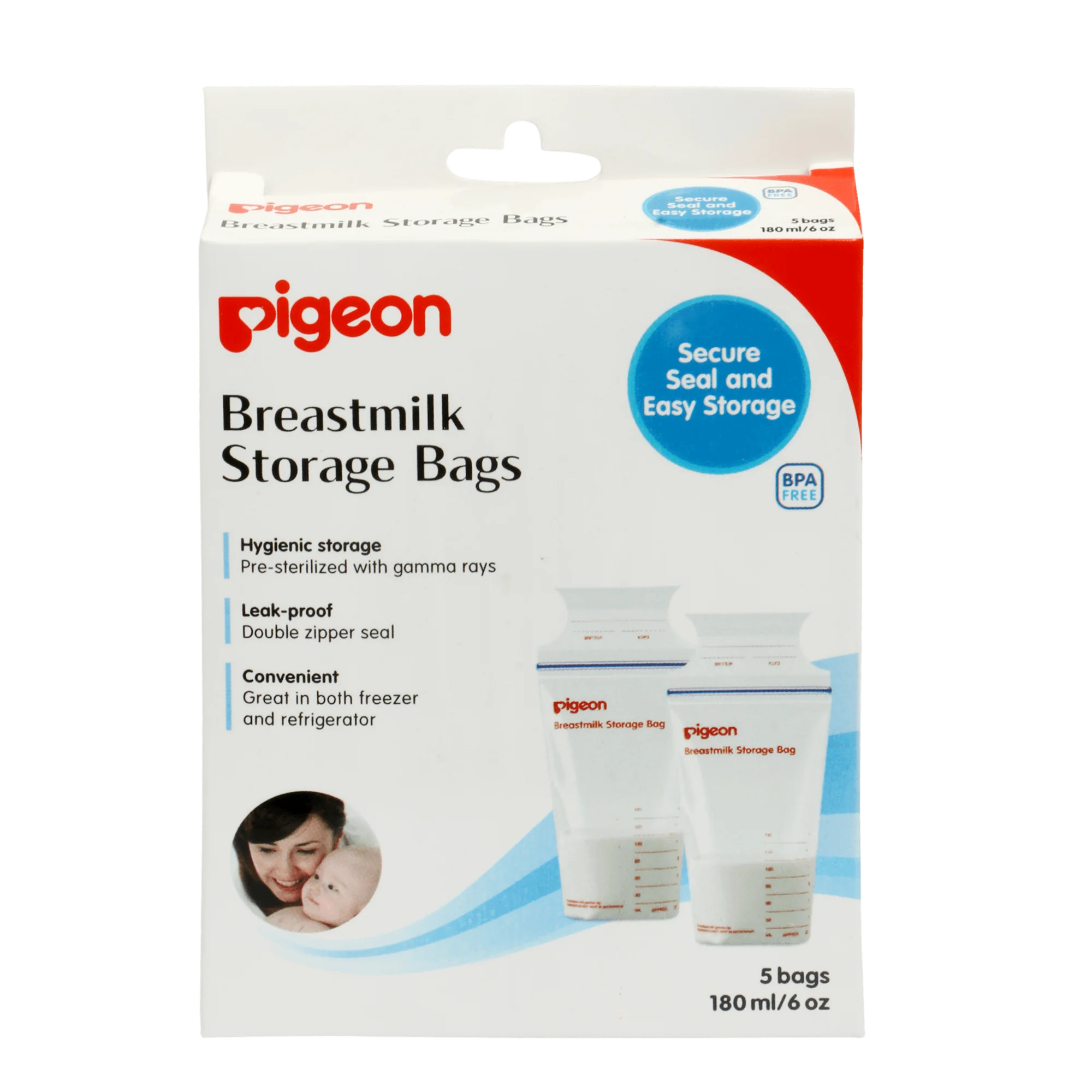 Breast Milk Storage Bag  5pcs