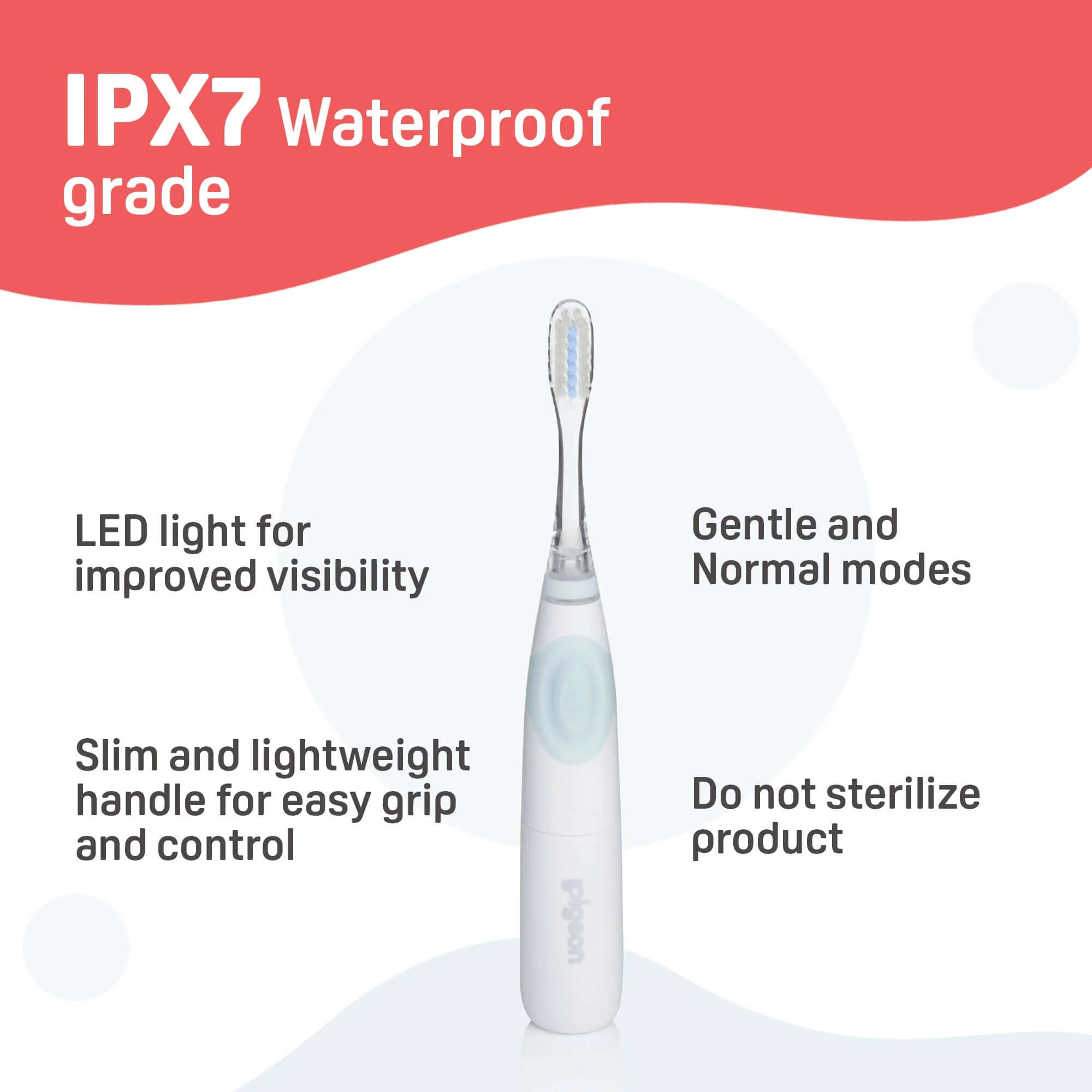 Electric Finishing Toothbrush with Two Spare Brush - Image 4