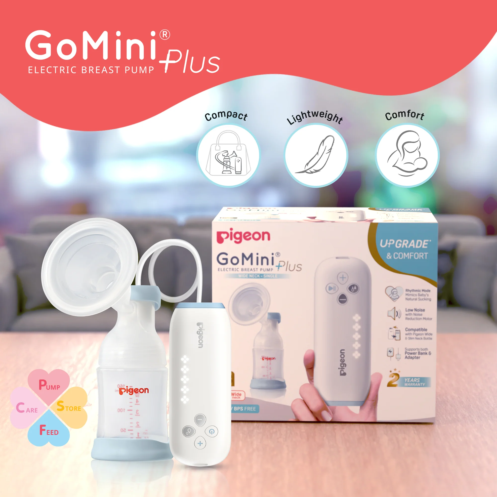 Gomini Plus Electric BREAST PUMP SINGLE - WN - Image 5