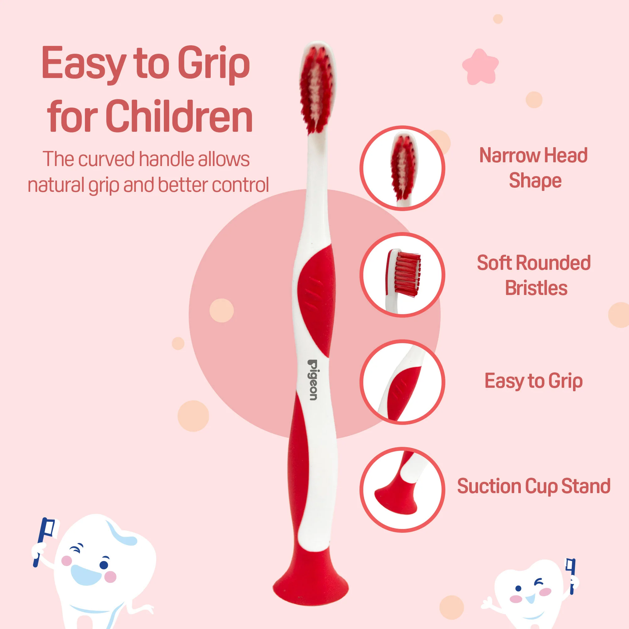 KIDS TOOTHBRUSH WITH FREE TOOTHPASTE FOR CHILDREN STRAWBERRY 10 GM  2-6 Years - Image 4