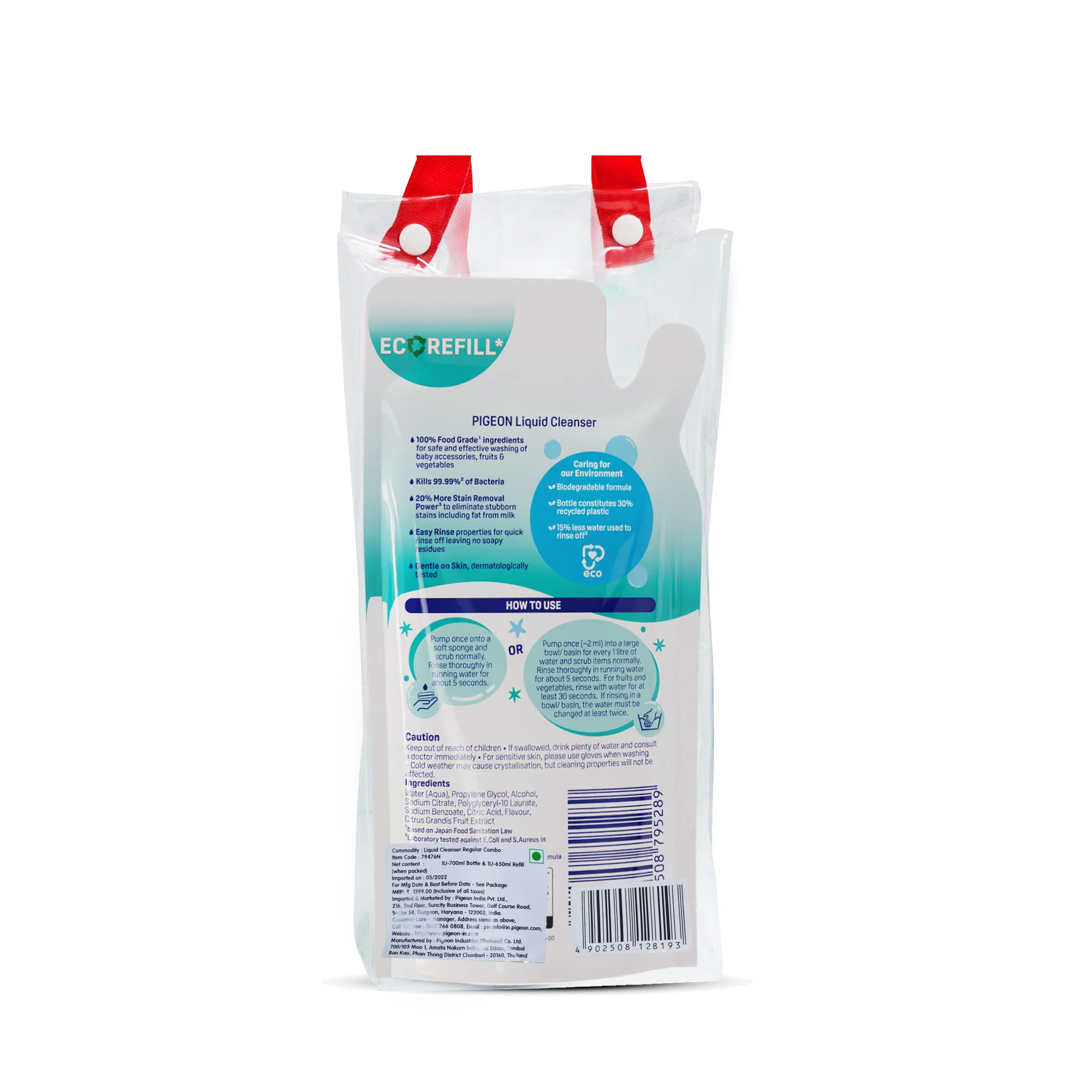 Liquid Cleanser Regular 700ml+650ml Refill - Image 3