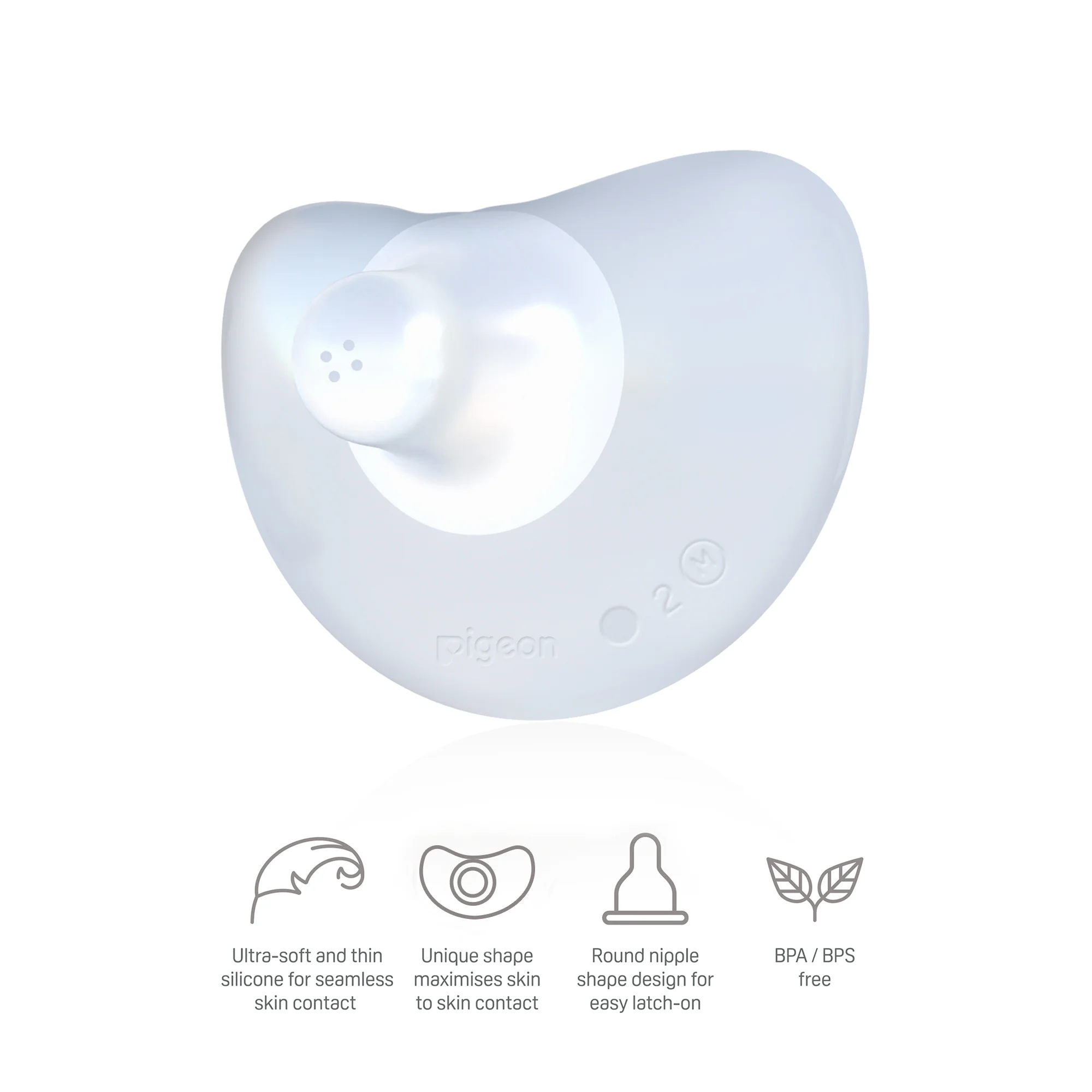 Natural Feel Nipple Shield 2pcs with Case - Image 3