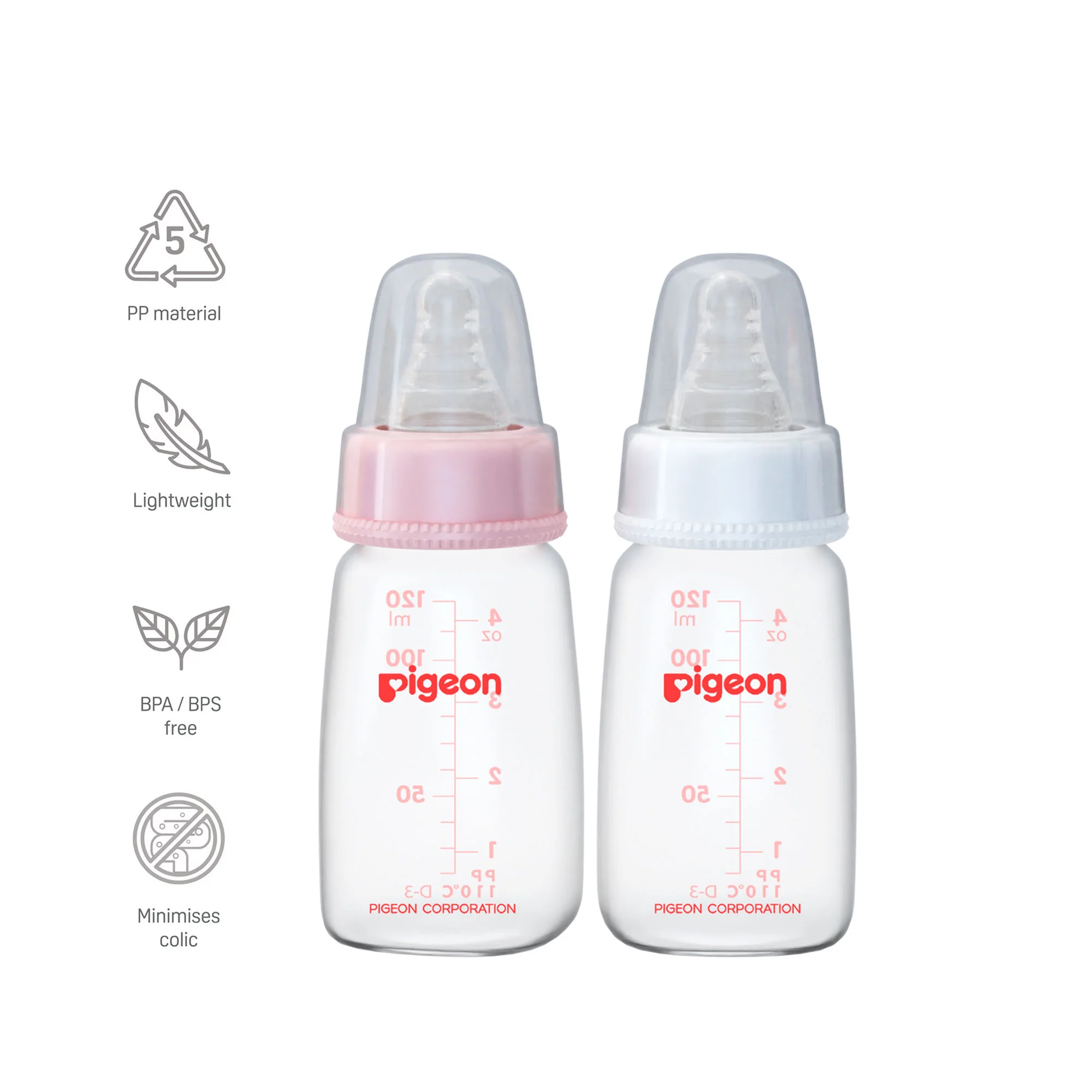 Peristaltic Nursing Bottle Twin Pack Kpp 120ml Nipple S - Image 3