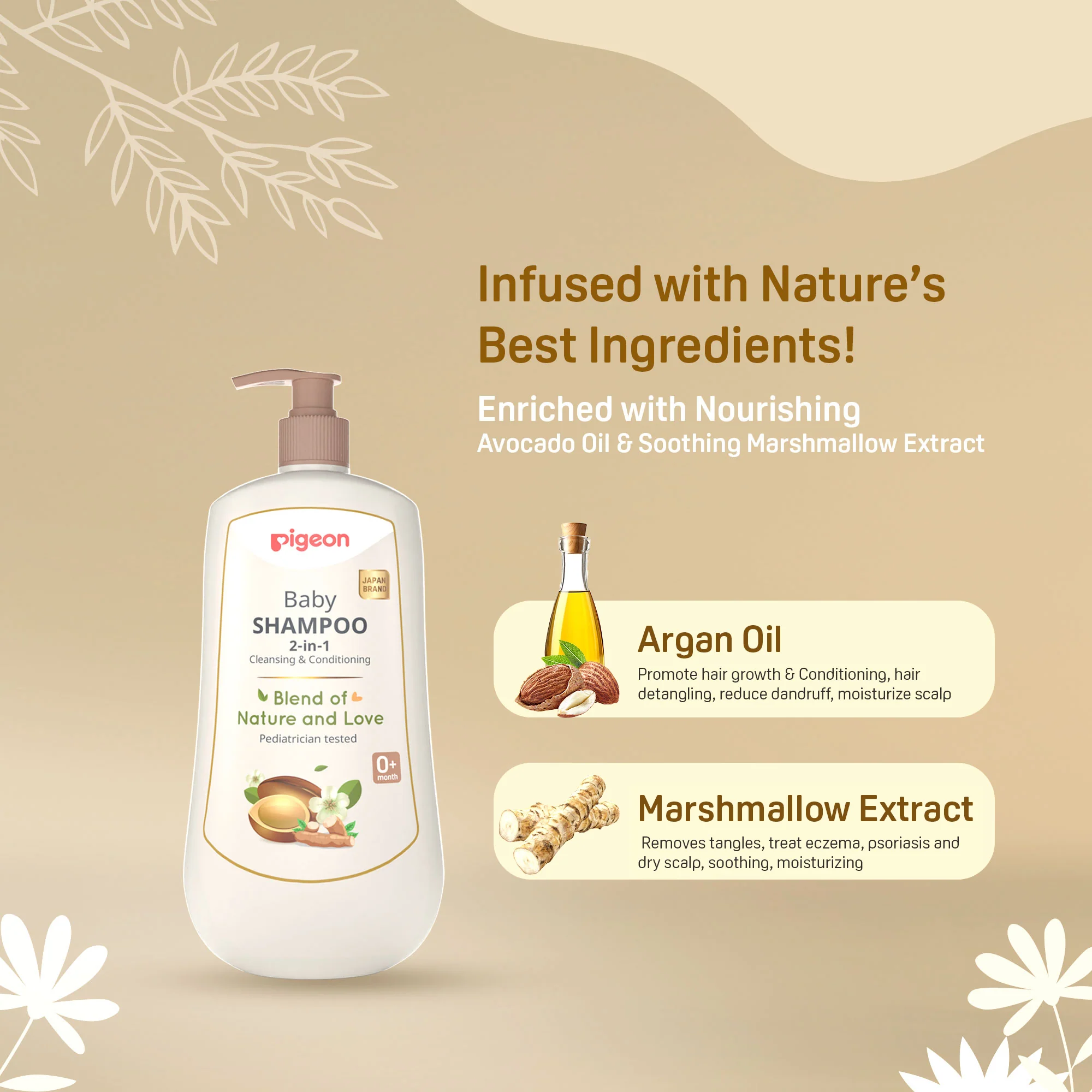 Pigeon Baby Shampoo 500ml - Image 5