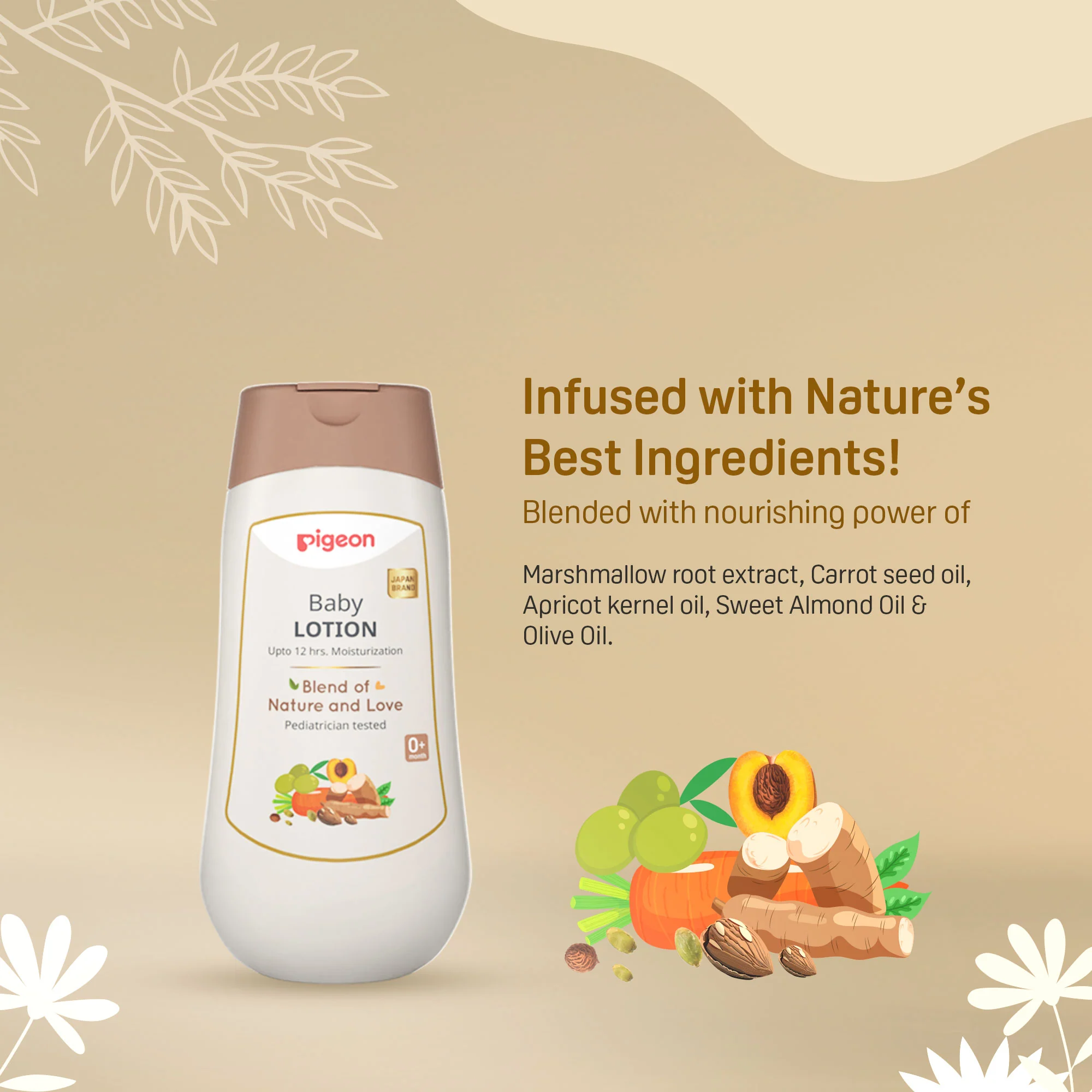 Pigeon Baby Lotion 200ml - Image 5