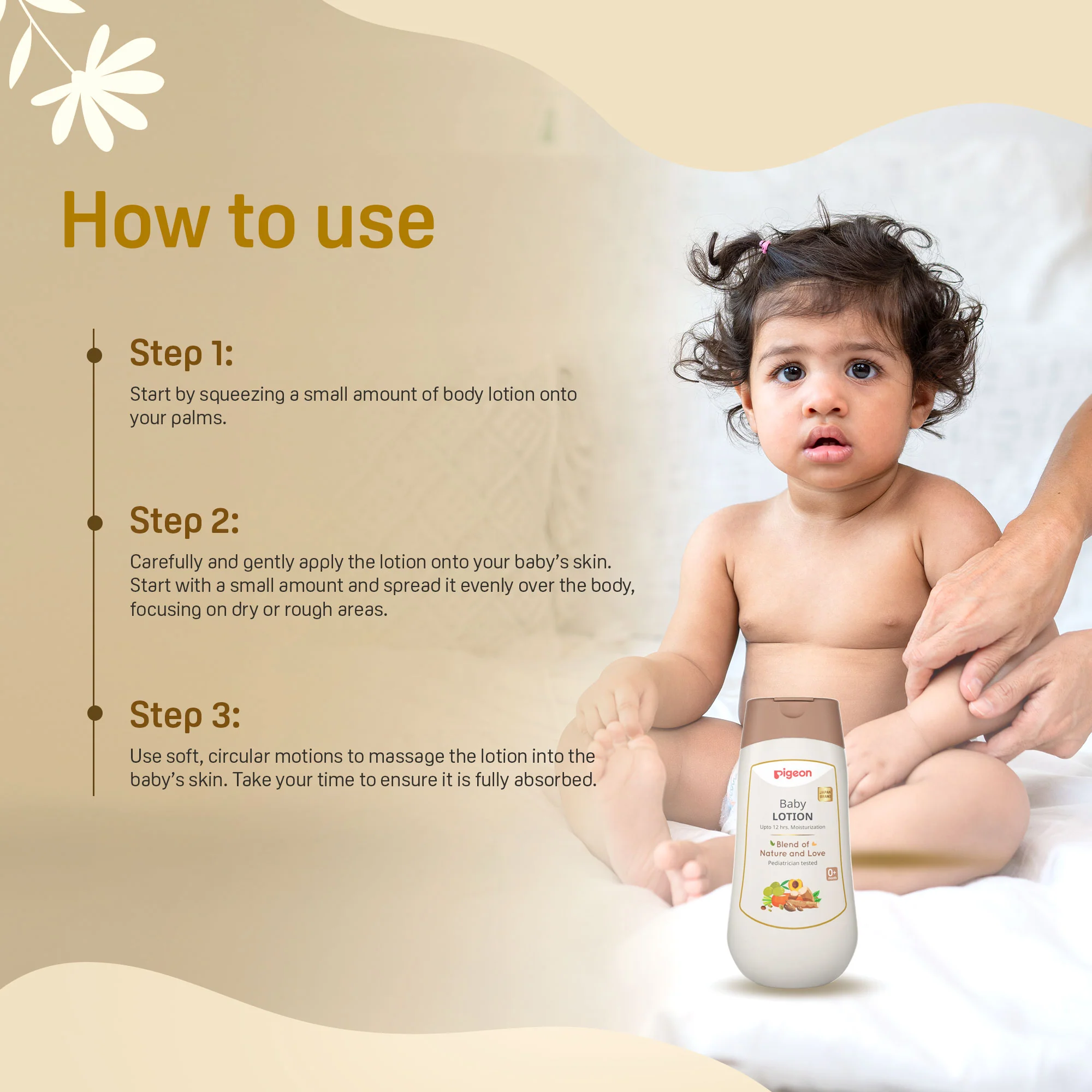 Pigeon Baby Lotion 200ml - Image 7