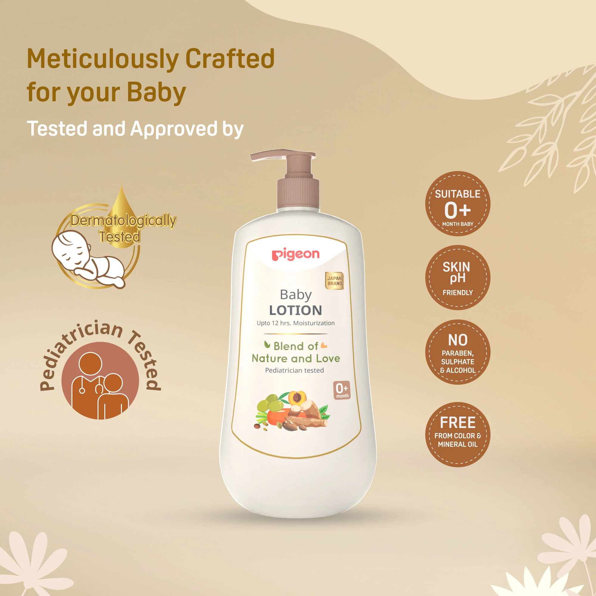 Pigeon Baby Lotion 500ml - Image 3