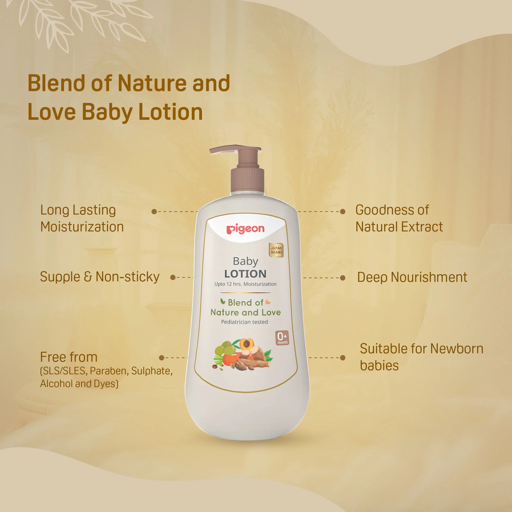 Pigeon Baby Lotion 500ml - Image 6