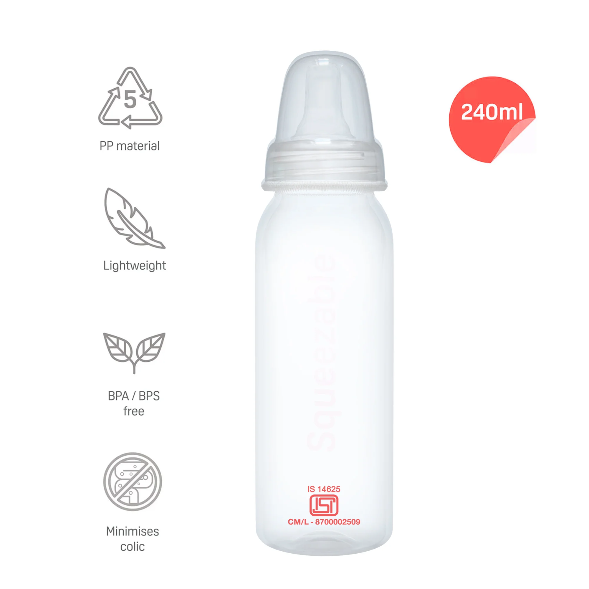 Pigeon Slim Neck cleft palate bottle (cleft palate nipple) Small - Image 11