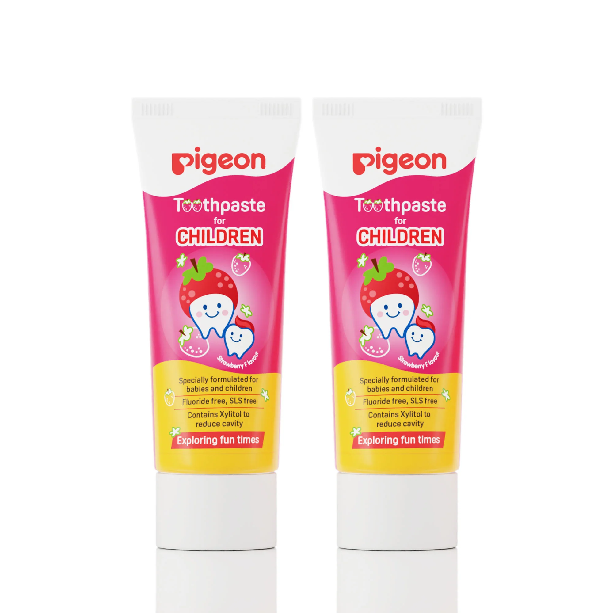 Pigeon Toothpaste for Children - Strawberry Flavour - Image 4