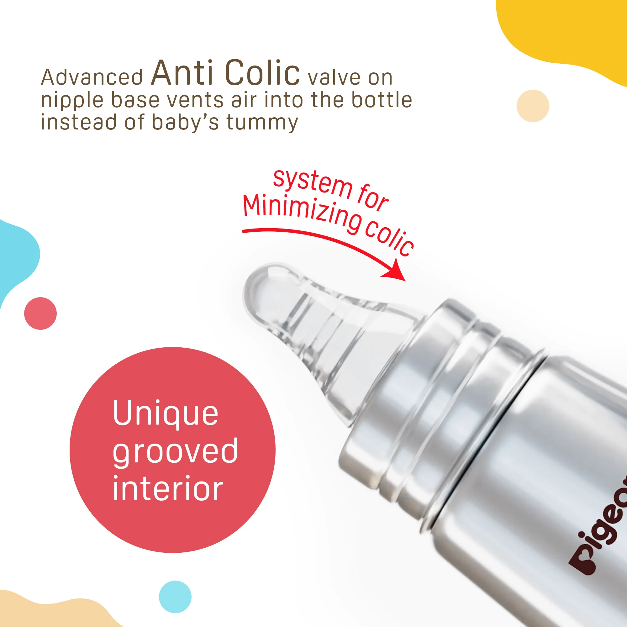 Slim Neck Steel Feeding Bottle 150ml S - Image 4