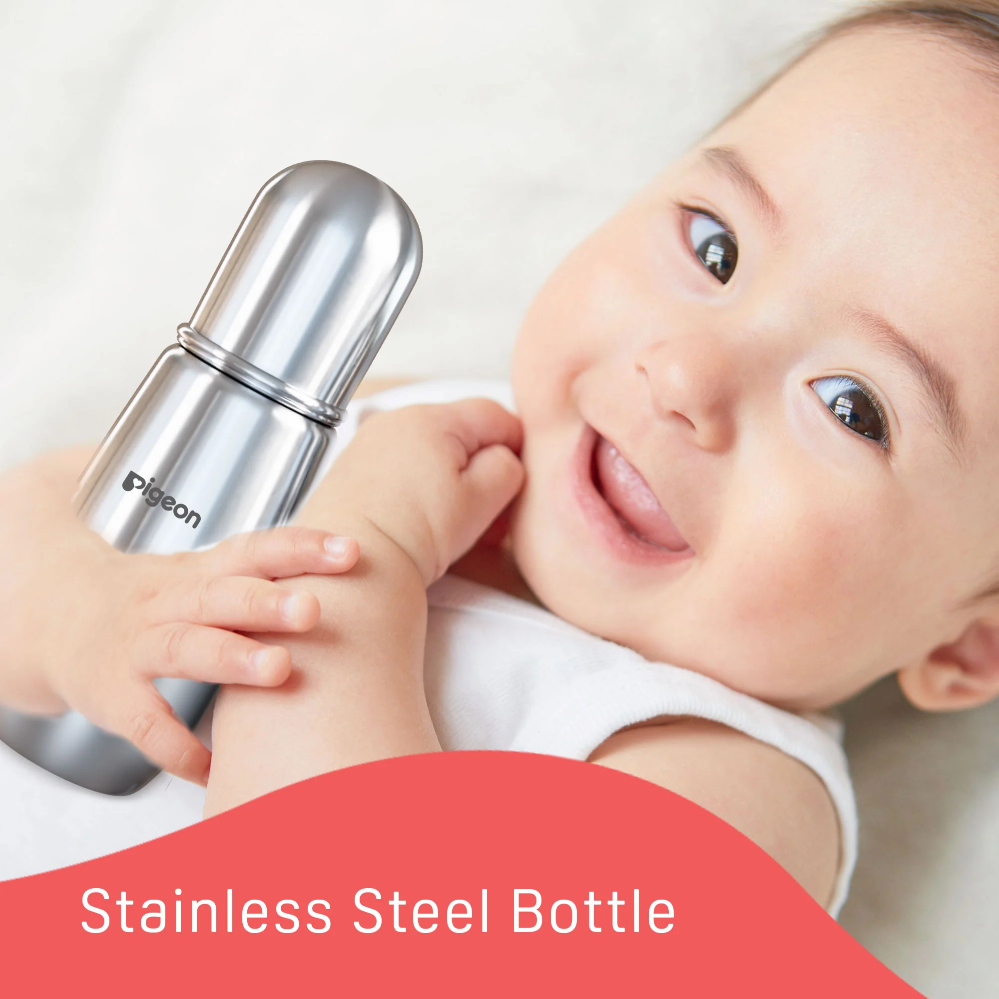 Slim Neck Steel Feeding Bottle 220ml L - Image 6