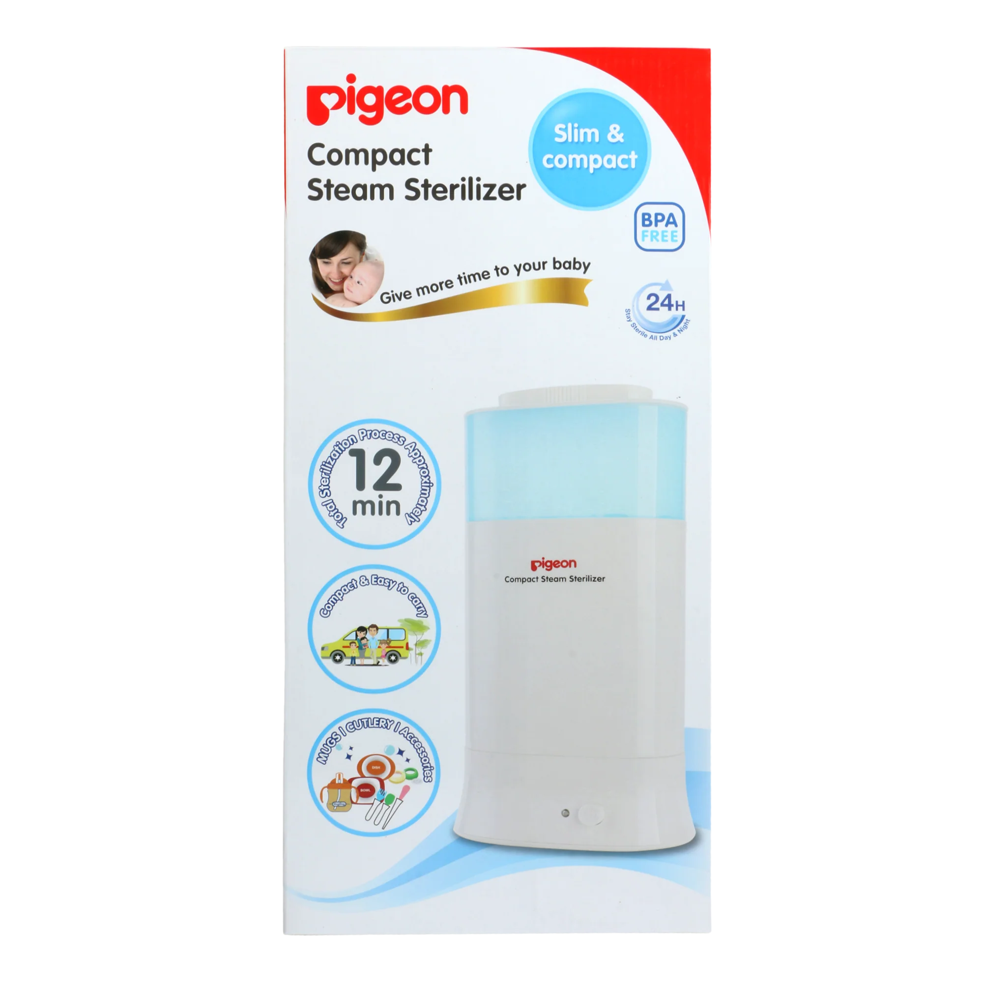 Steam Sterilizer & Compact Type 2 Round Pin