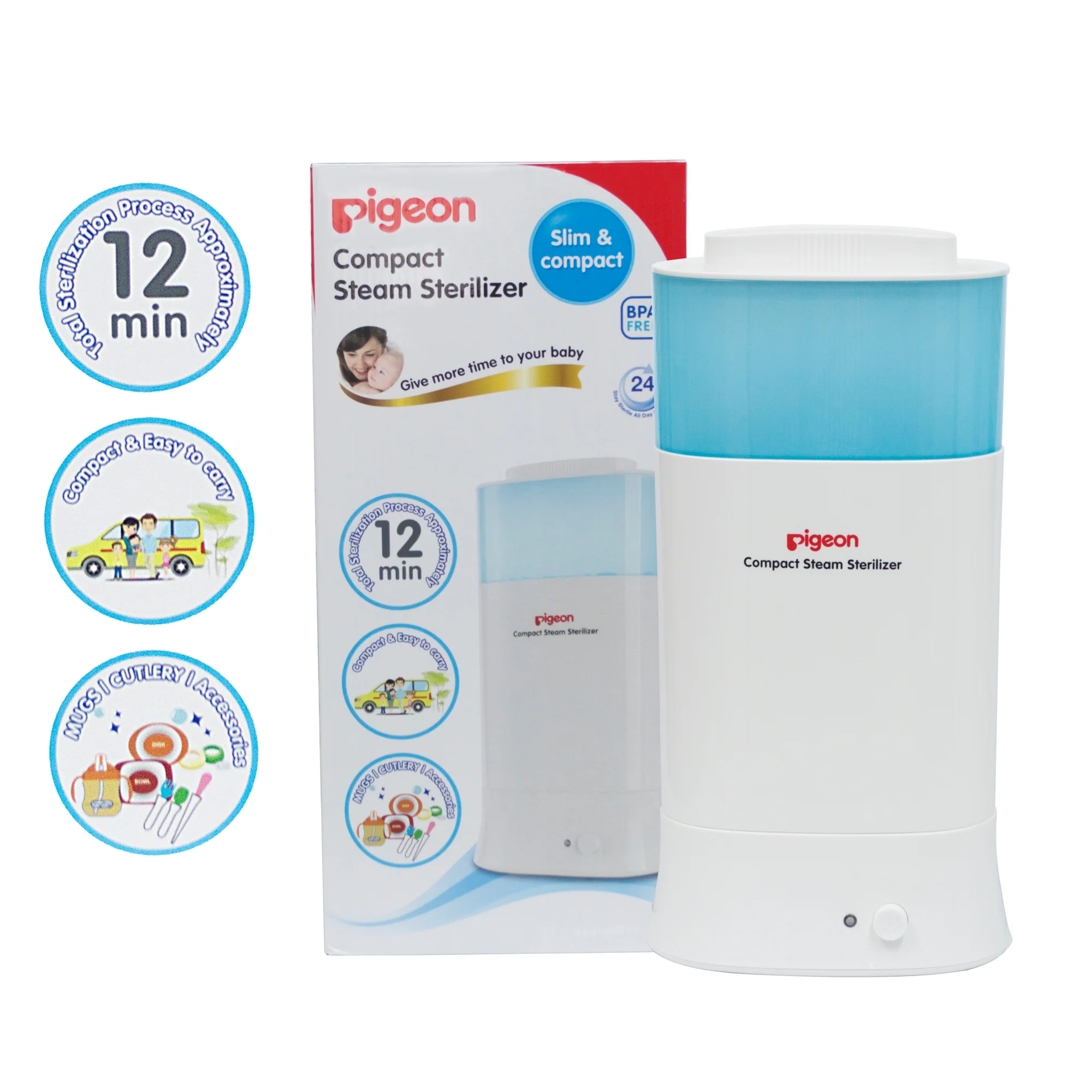 Steam Sterilizer & Compact Type 2 Round Pin - Image 4