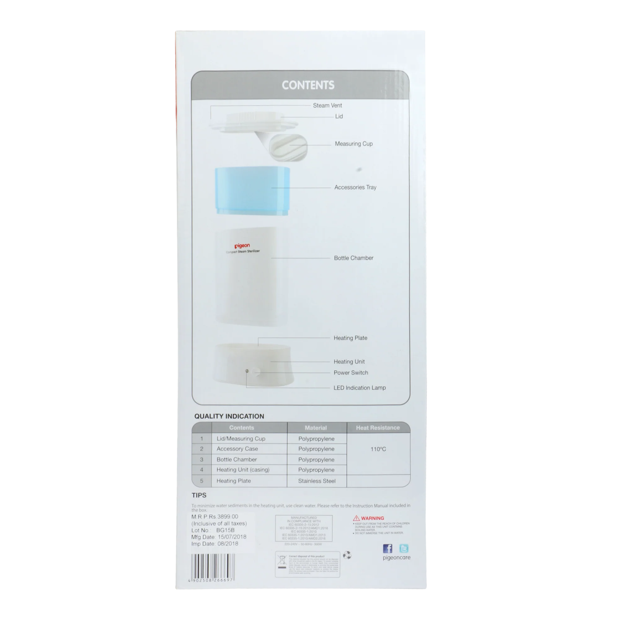 Steam Sterilizer & Compact Type 2 Round Pin - Image 9