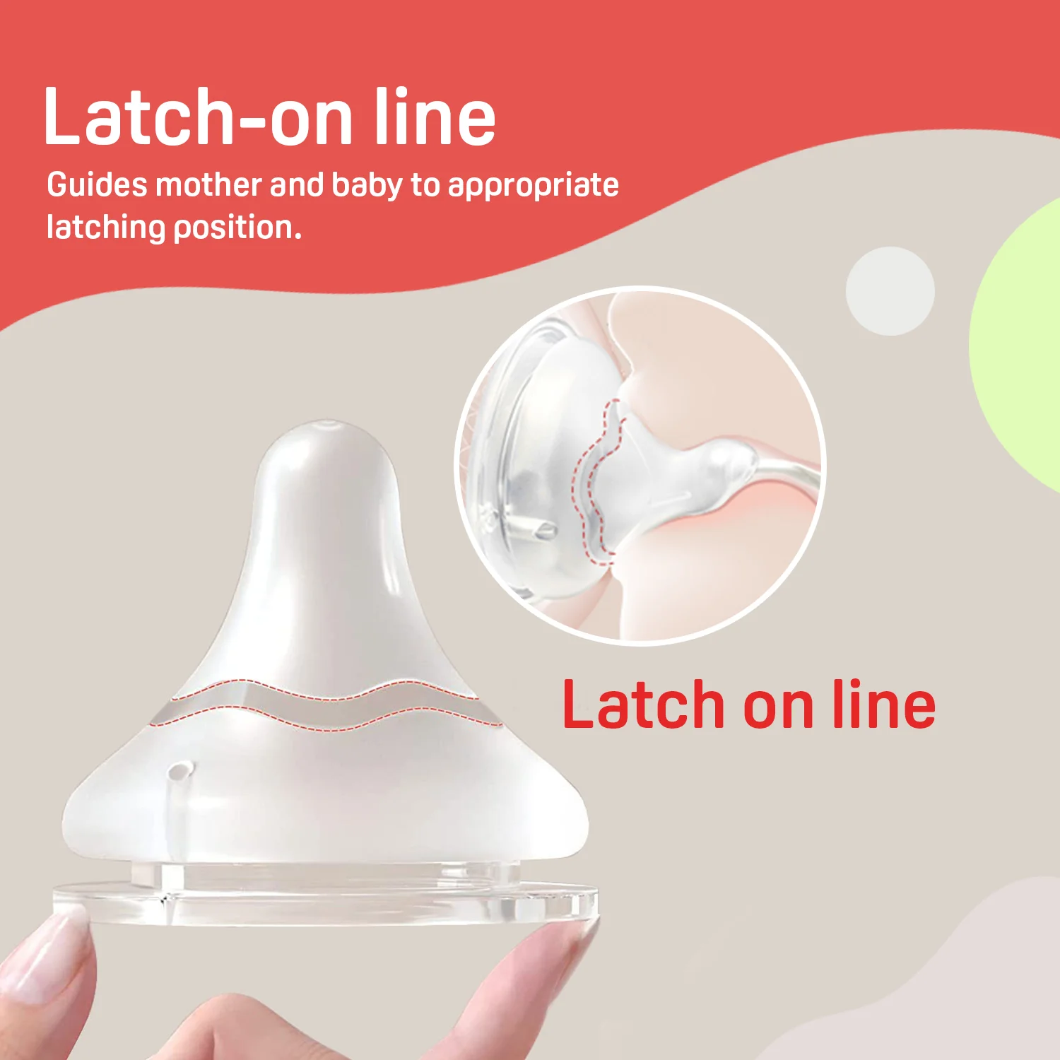 Glass Nursing Bottle with Softlatch Nipple 240ml - Image 6