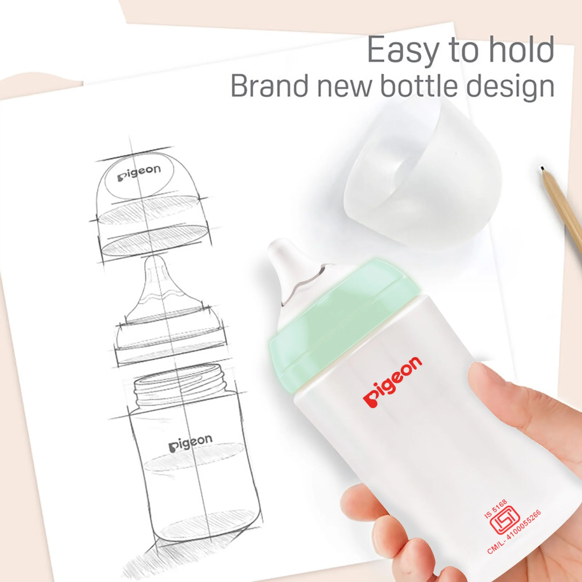 Nursing PP Bottle plus type with Softlatch Nipple 160ml - Image 10